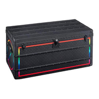 LOUIS VUITTON Leather Hard Case Men's Black