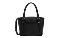PRADA Cow Leather One Shoulder Handbags Women's Black