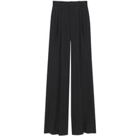 SAINT LAURENT Wide Leg Striped Pants