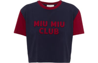 MIU MIU Crop Tops Women's Blue