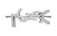 SAINT LAURENT 18K Gold, Diamond Rings Women's Silver