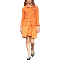 CHANEL 24 Fall And Winter Coats Women's Orange