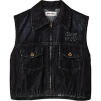 MIU MIU Vests Women's Black