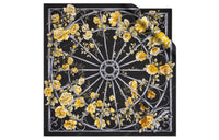 DIOR Silk Scarves Women's Black