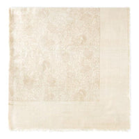 Loro Piana Mulberry Silk Silk Scarves Women's Cream