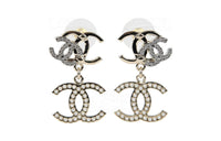 CHANEL Pearly White Earrings