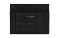 SAINT LAURENT Calfskin Card Holder Men's Black