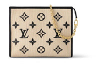 LOUIS VUITTON Toiletry Pouch On Chain Black