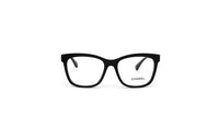 CHANEL Plate Frame Square Eyeglass Frames Women's Black