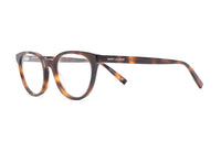 SAINT LAURENT Tortoiseshell Round frame Glasses