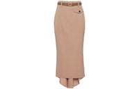 PRADA FW23 Casual Long Skirts Women's Beige