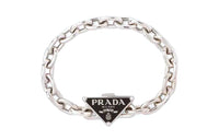 PRADA Symbole Bracelets Unisex Silver