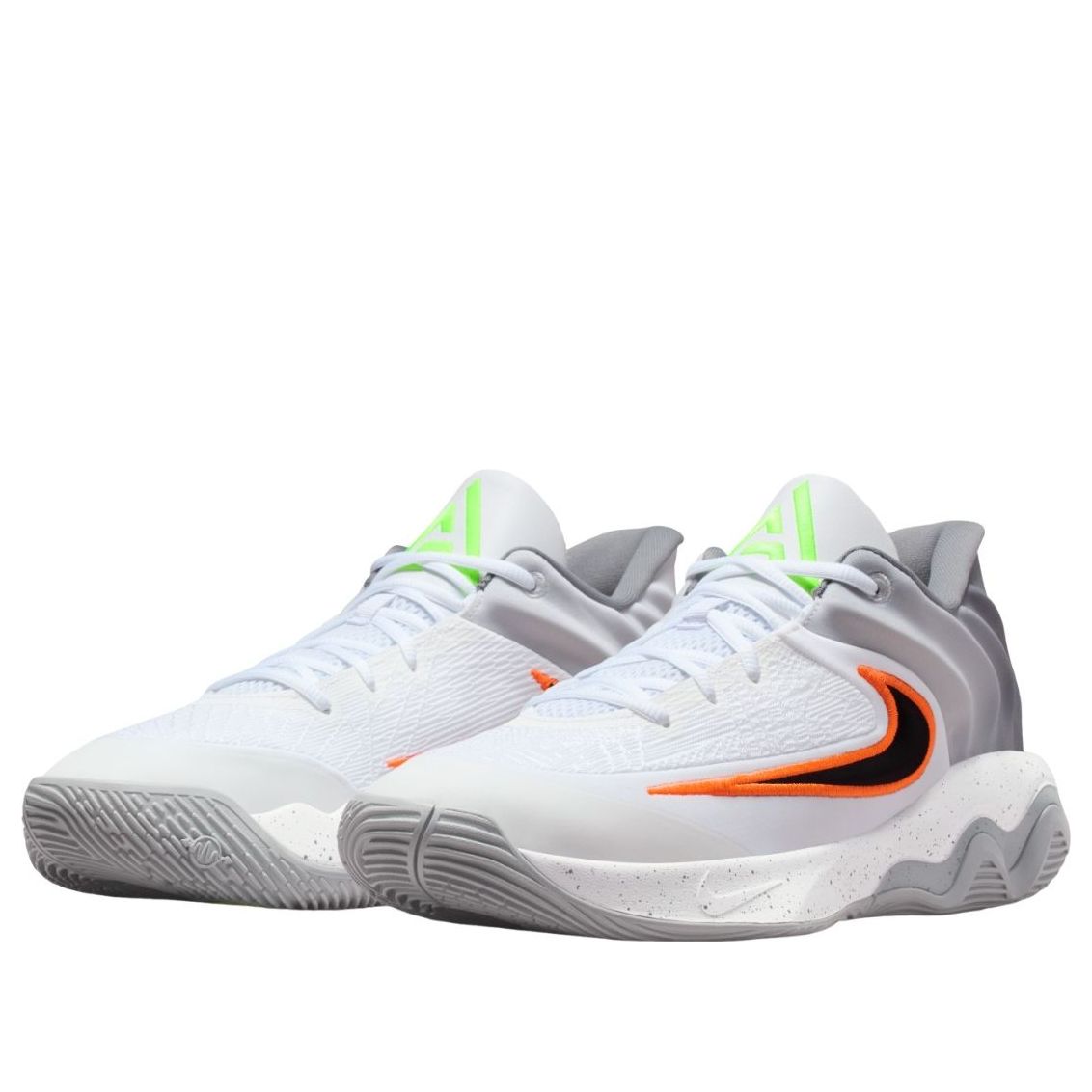 Nike Giannis Immortality 4 'White Volt Wolf Grey Black' FQ3680-102