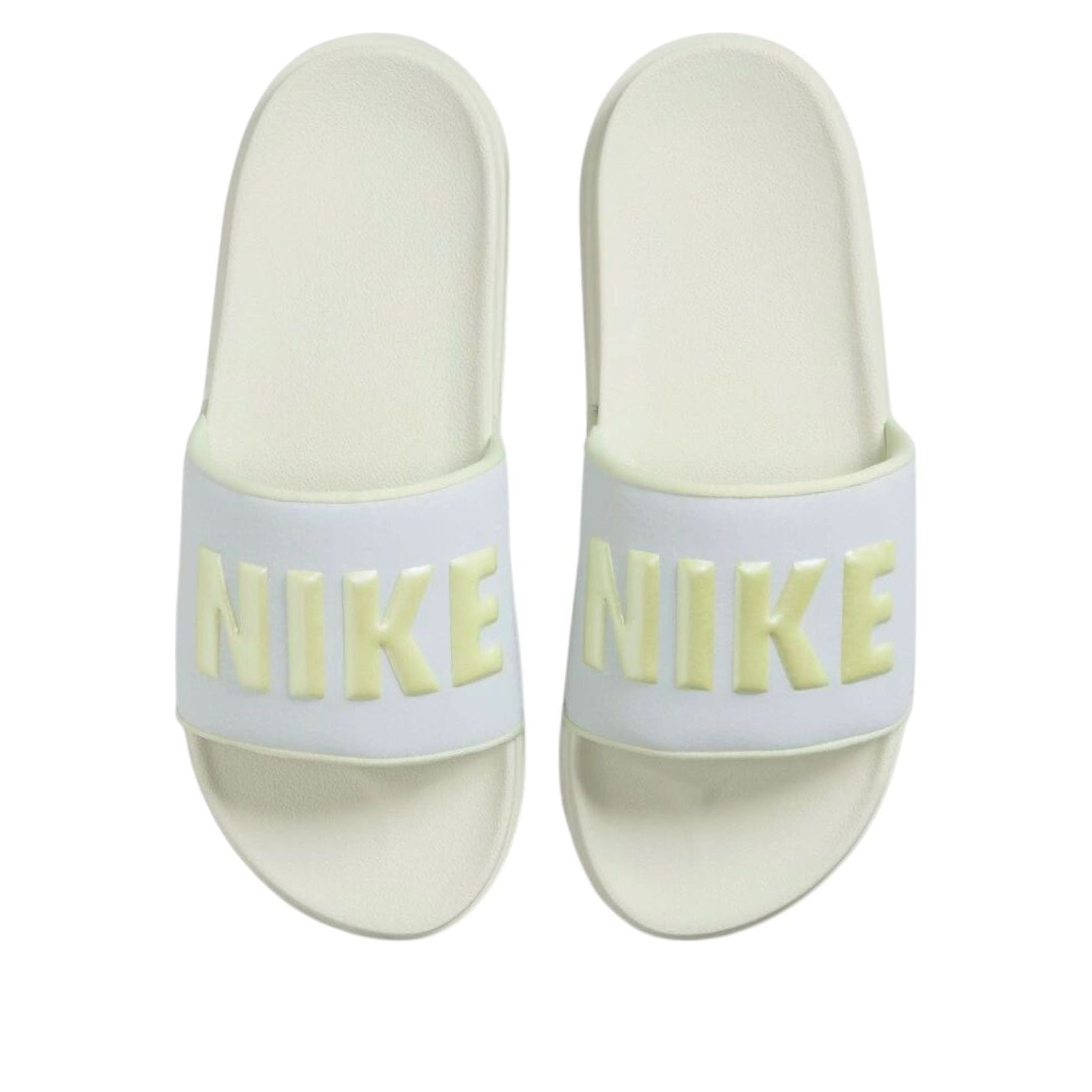 (WMNS) Nike Offcourt Slide 'Light Silver Barely Volt' BQ4632-013