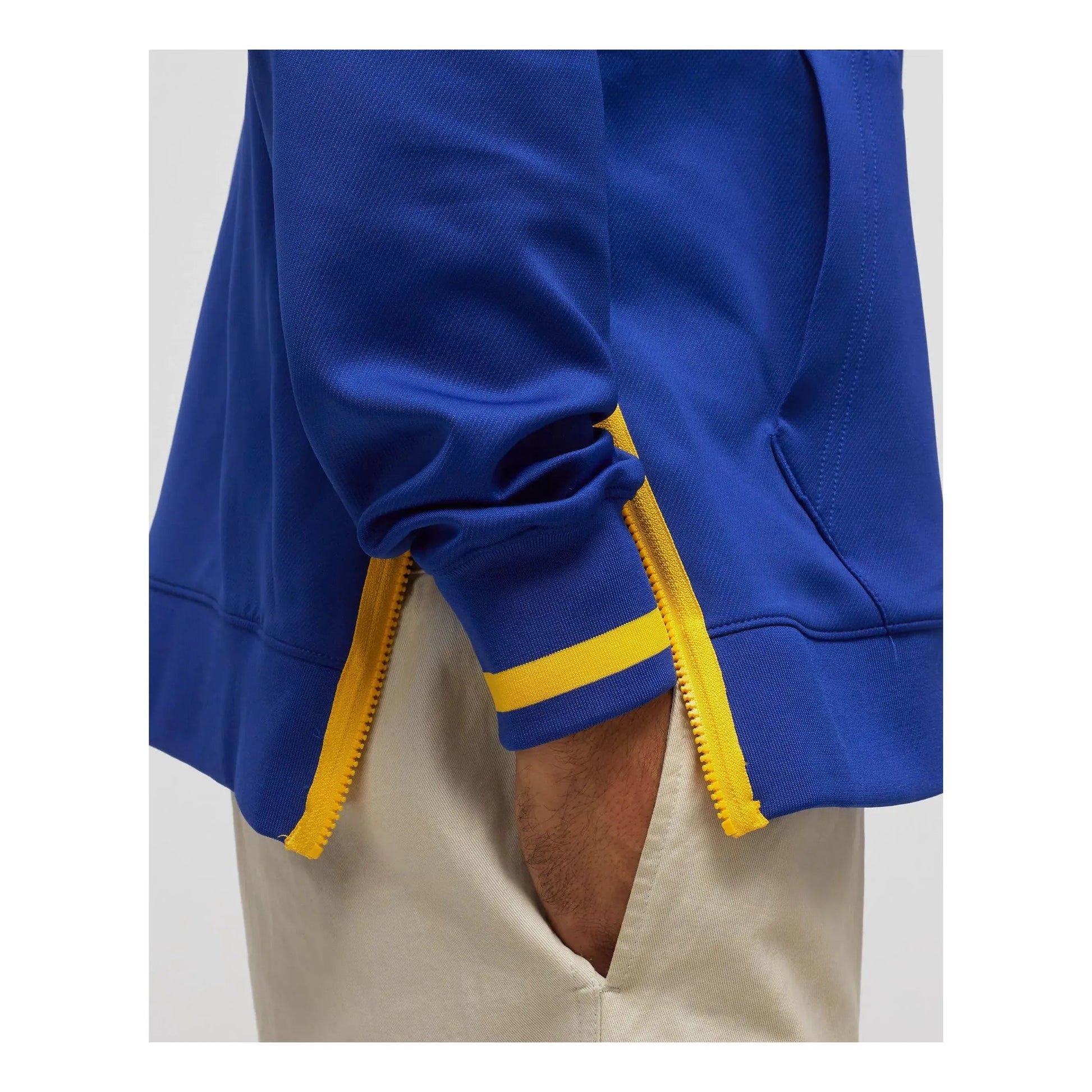 Nike x NBA Golden State Warriors Showtime Full-Zip Hoodie 'Navy' FB5345-495