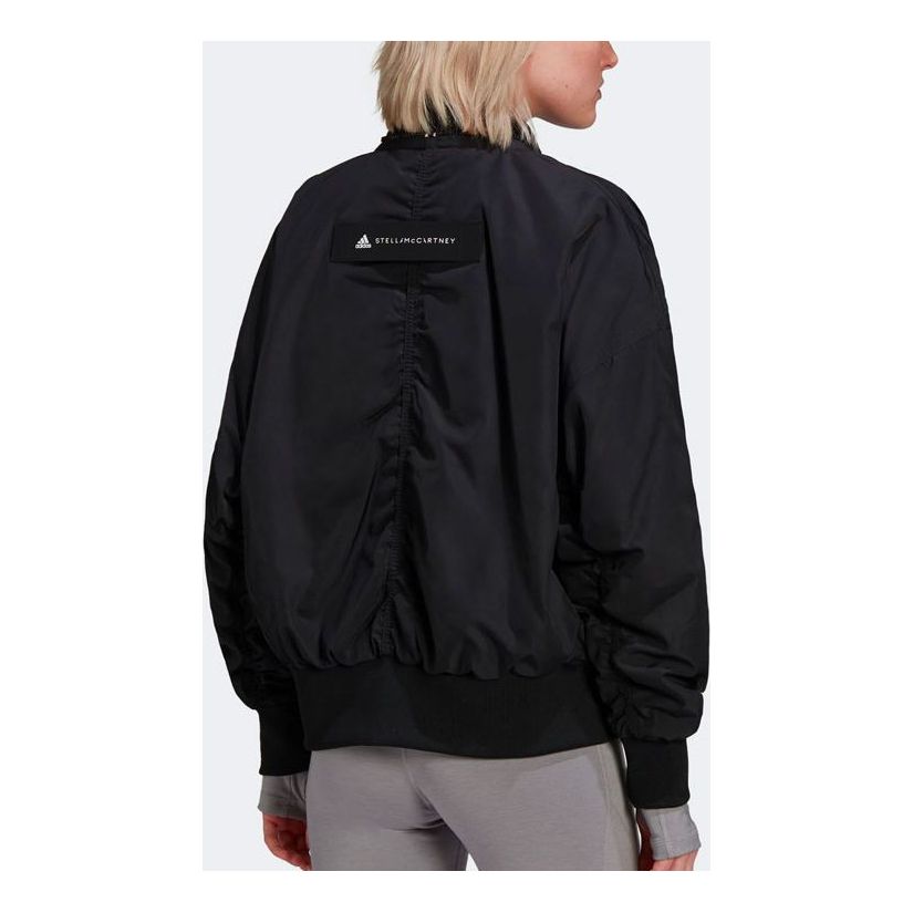 (WMNS) adidas by Stella McCartney Woven Bomber Jacket Asia Sizing 'Black' H59969