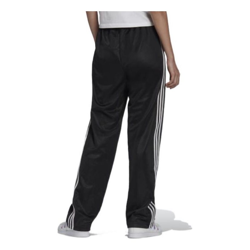 (WMNS) adidas Adicolor Classics High-Shine Straight-Leg Track Pants Asia Sizing 'Black White' HF7528