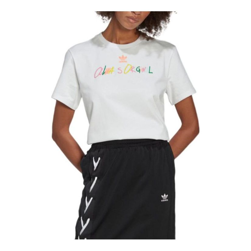 (WMNS) adidas Always Original Graphic T-Shirt Asia Sizing 'White' HK5072