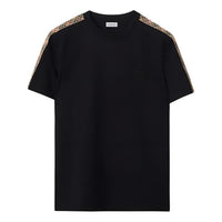 Burberry 26 Check Trim Cotton T-shirt 'Black' 81062481