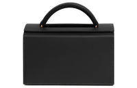 HERMES Crocodile Leather Patchwork Calfskin Goatskin Handbag Regular Men's Black