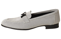 HERMES Paris Loafers Women's Dark Reddish Purple