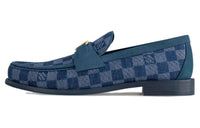 LOUIS VUITTON Major Loafers Men's Blue