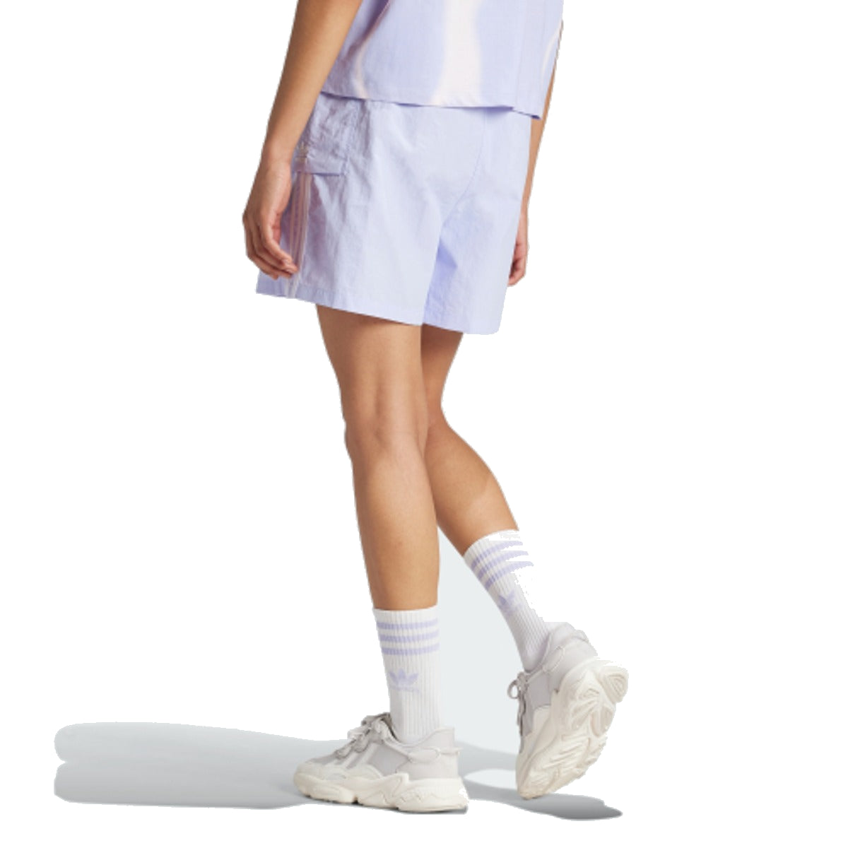 (WMNS) adidas Adicolor Cargo Shorts Asia Sizing 'Purple' JH1075