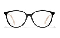 CHANEL Acetate Cat Eye Sunglasses Women's Black