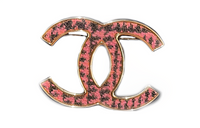 CHANEL Brooches Women's Pink