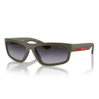 PRADA Linea Rossa Matte Rectangle Frame Sunglasses