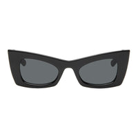 SAINT LAURENT Acetate Cat Eye Sunglasses Men's Black