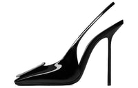 SAINT LAURENT George Square Toe Pumps