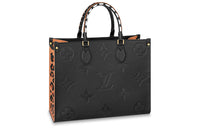 LOUIS VUITTON Onthego Mm Wild At Heart Black