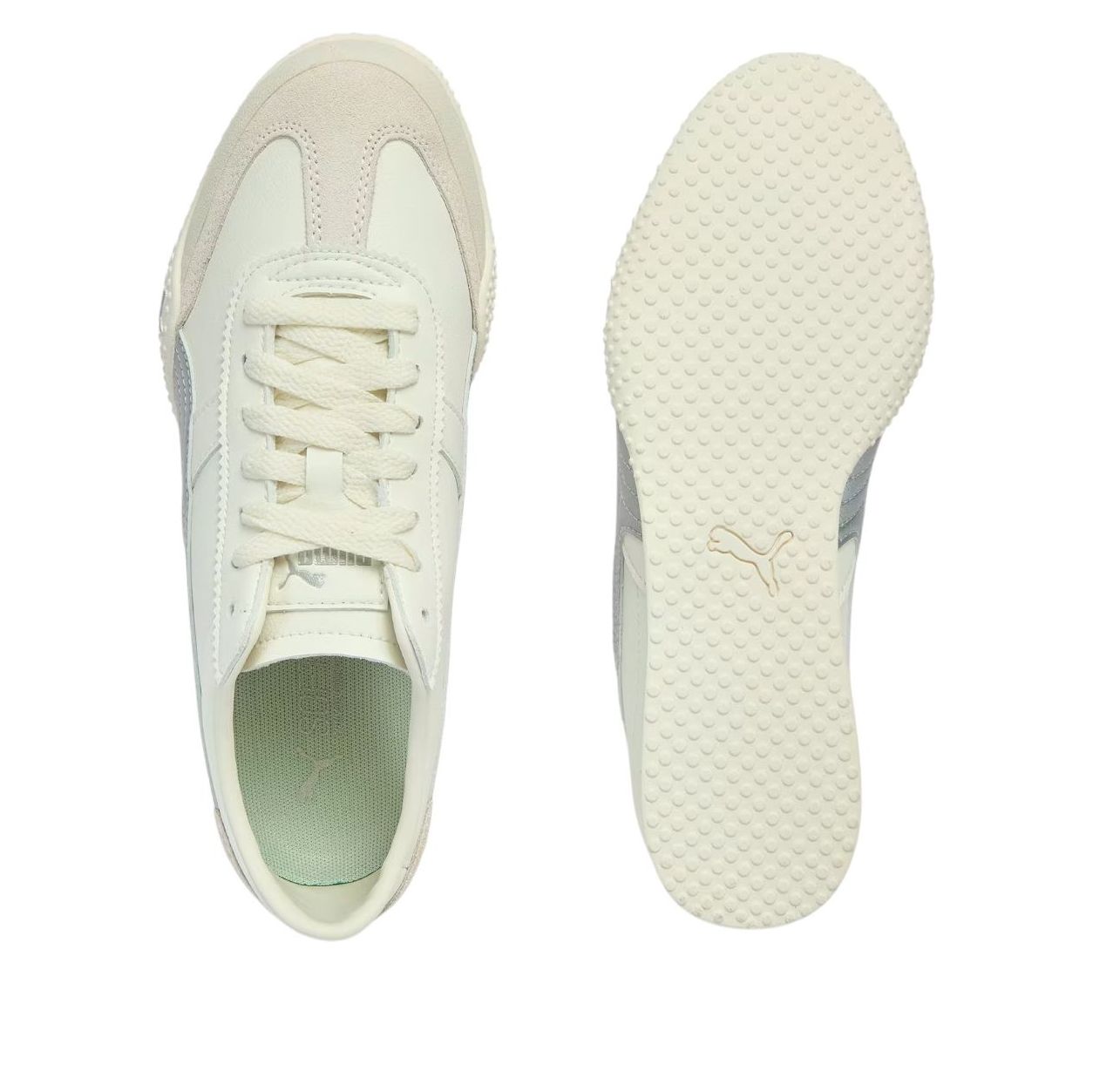 (WMNS) PUMA Bella UT LEA 'Warm White Silver' 405256-02