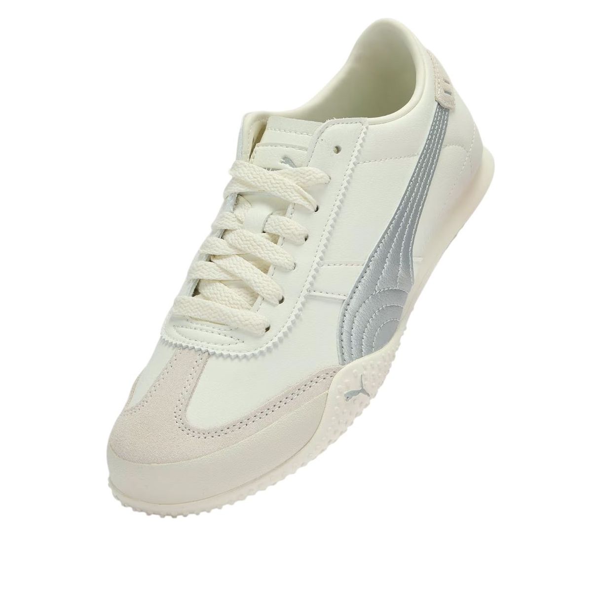 (WMNS) PUMA Bella UT LEA 'Warm White Silver' 405256-02