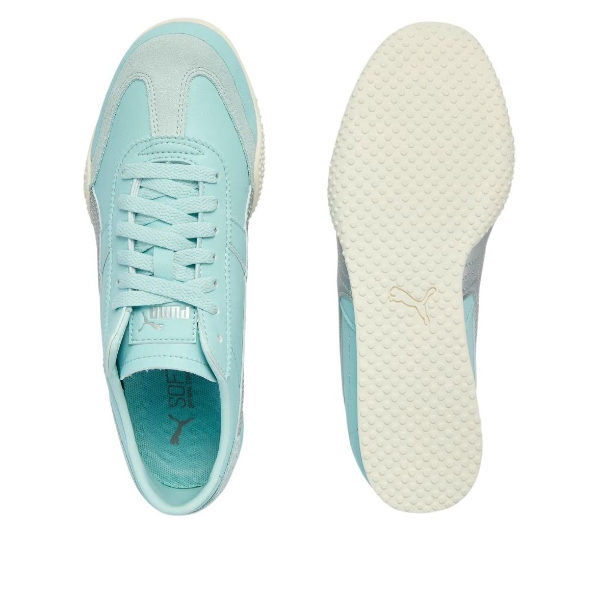 (WMNS) PUMA Bella UT LEA 'Ocean Glass Matte Silver' 405256-04