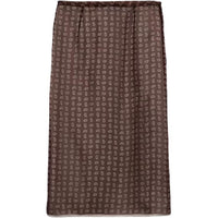 PRADA Paisley-print Silk Midi Skirt