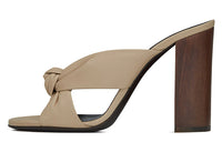 SAINT LAURENT Slip Resistant Stylish Sandal Women's Light Umber