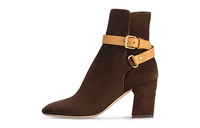 LOUIS VUITTON Ankle Boots 7.5cm Women's Brown