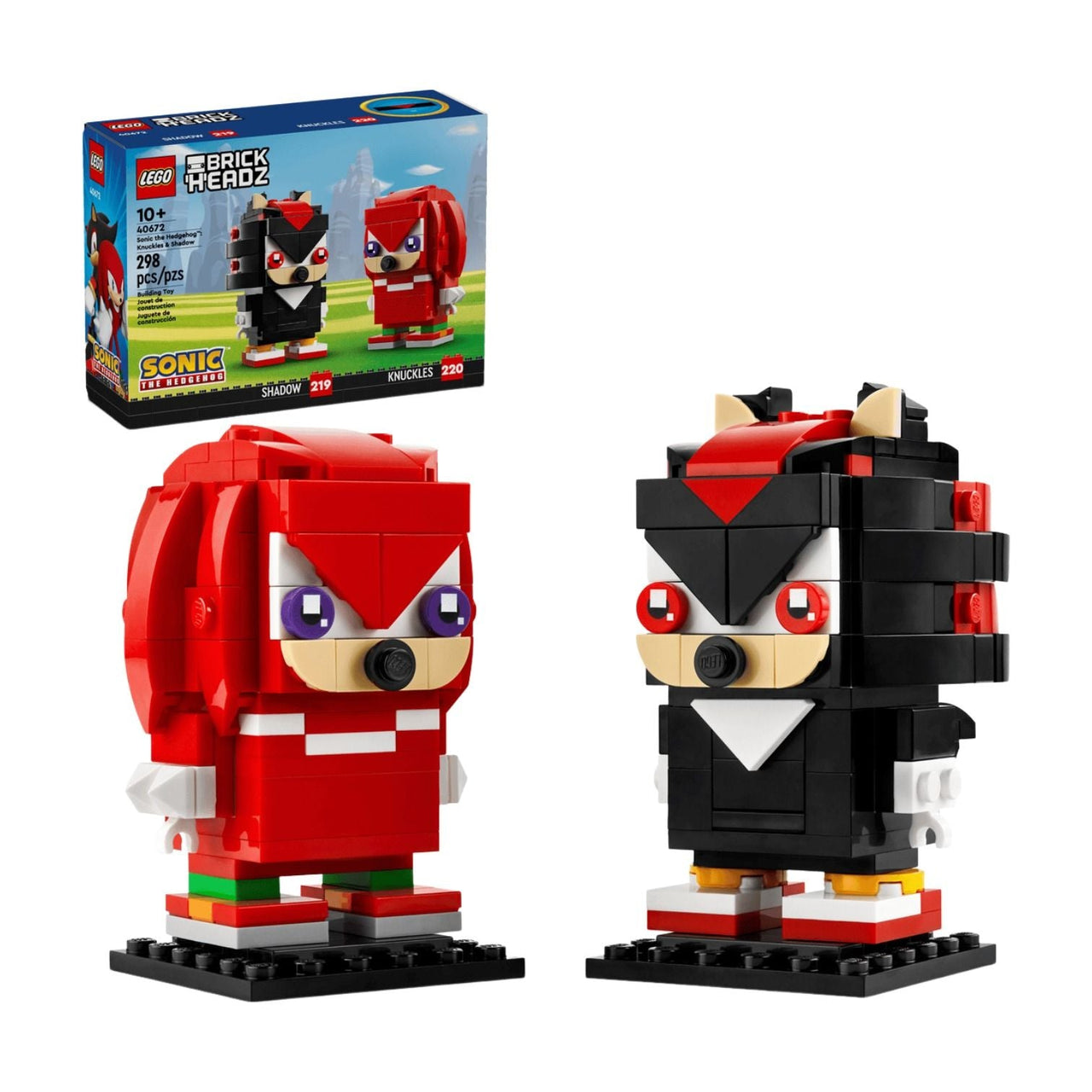 LEGO BrickHeadz Sonic the Hedgehog: Knuckles & Shadow 40672