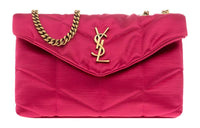 SAINT LAURENT Polyamide Portable Crossbody Bag Shoulder Bag Women's Red