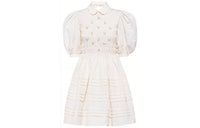 MIU MIU Short-Sleeved Dresses Women's White