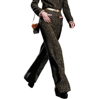 CHANEL 24 New Fall And Winter Arrivals Casual Pants Women's Black