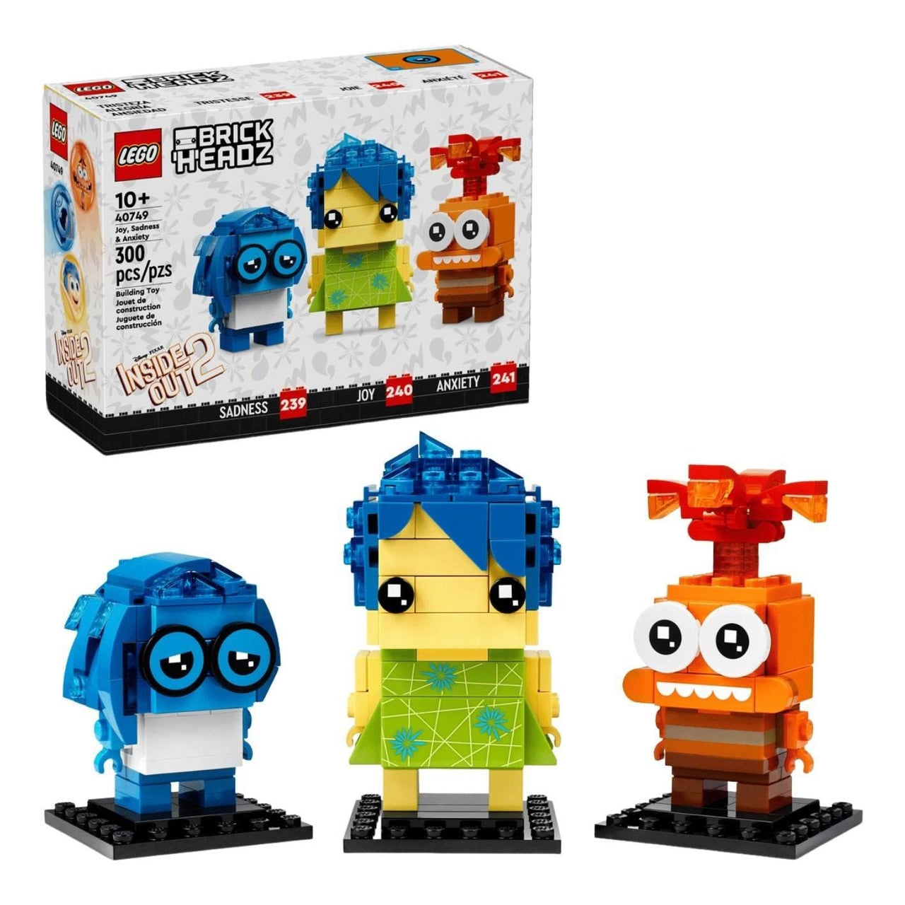 LEGO BrickHeadz Joy, Sadness & Anxiety 40749