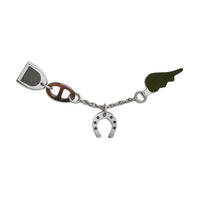 HERMES Metal Brooches Men's Multicolor