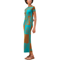 HERMES SS24 Short-Sleeved Dresses Women's Ochre-Brown