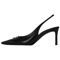 CELINE Triomphe Slim Heel High Heels Women's Black