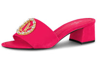 LOUIS VUITTON Madeleine Slide Slippers Women's Overripe Pink