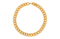 SAINT LAURENT Brass Necklaces Women's Gold