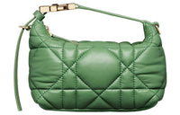 DIOR DiorTravel Cow Leather Clutch Small Size Women's Jade Green